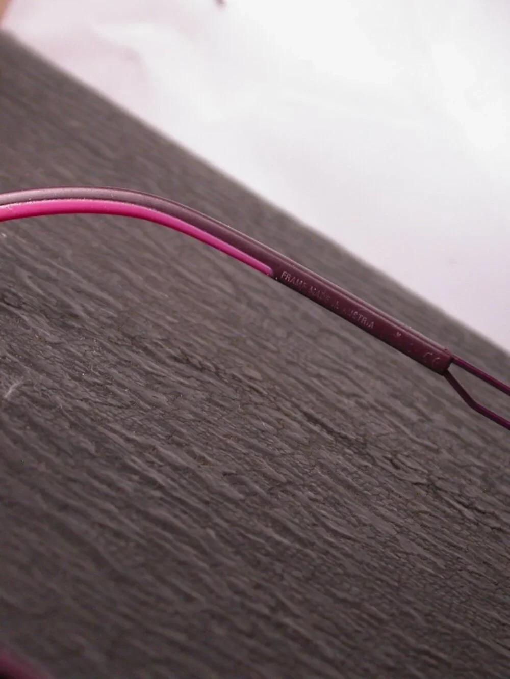 Silhouette Purple Wire Light Weight Eyeglasses Made in Austria